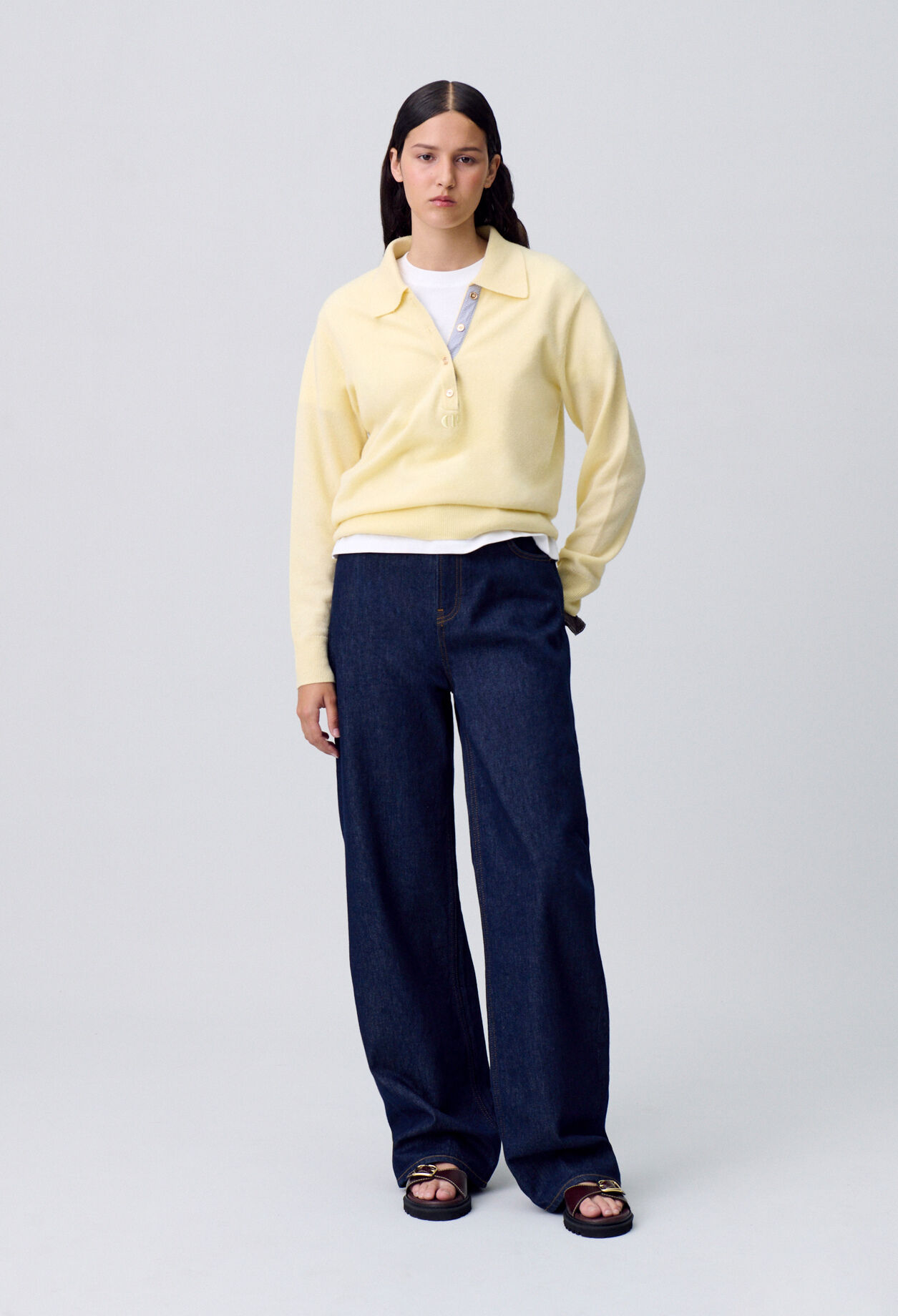 Jean denim brut droit