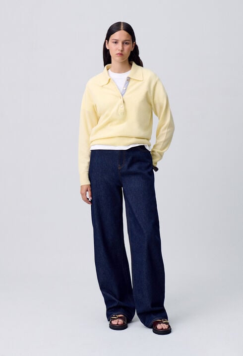 Jean denim brut droit