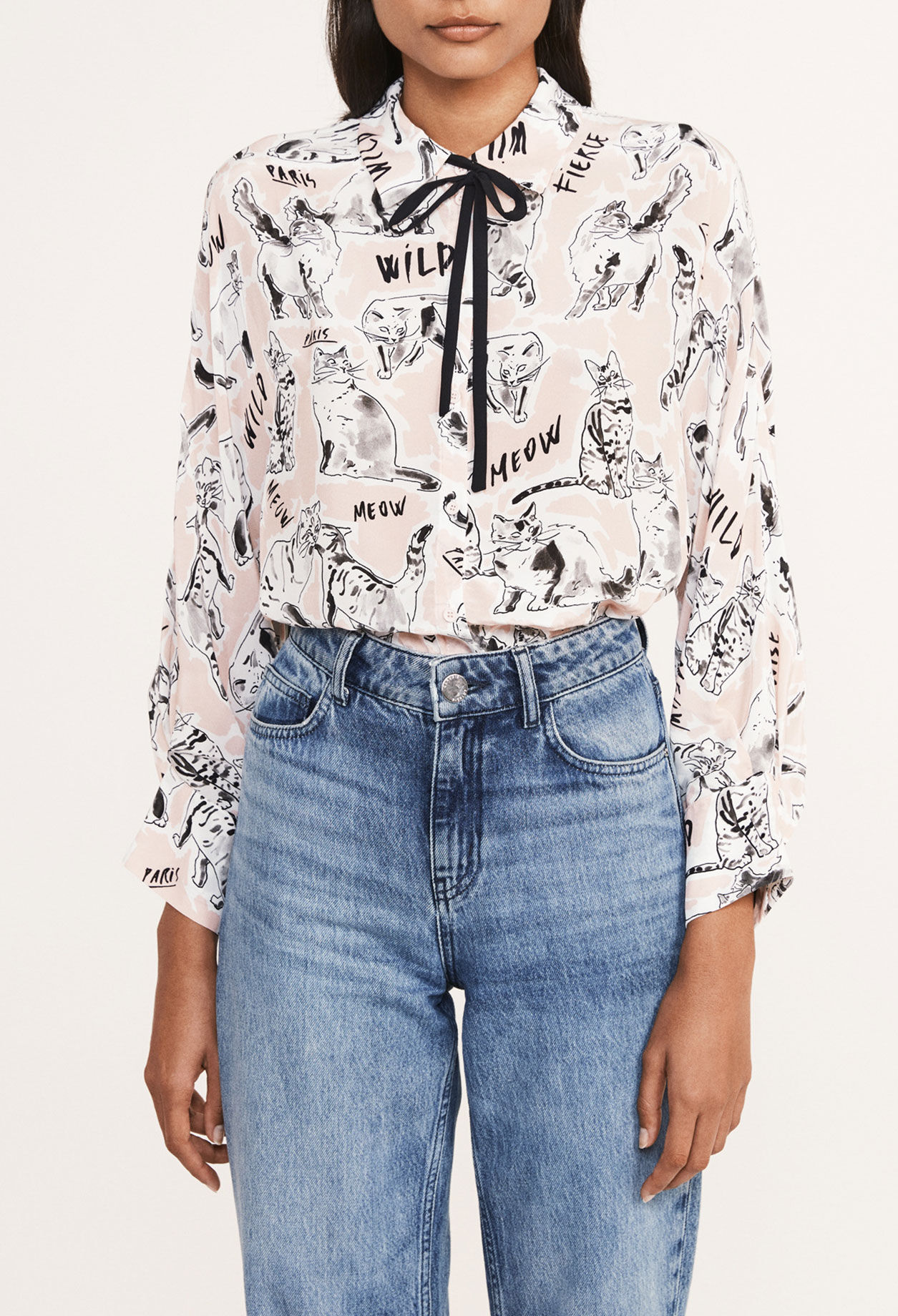 Chemise lavalliere
