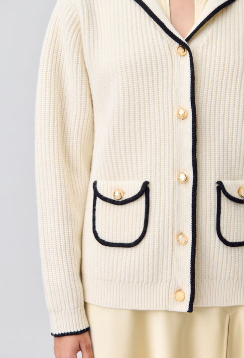 Cardigan maille épaisse