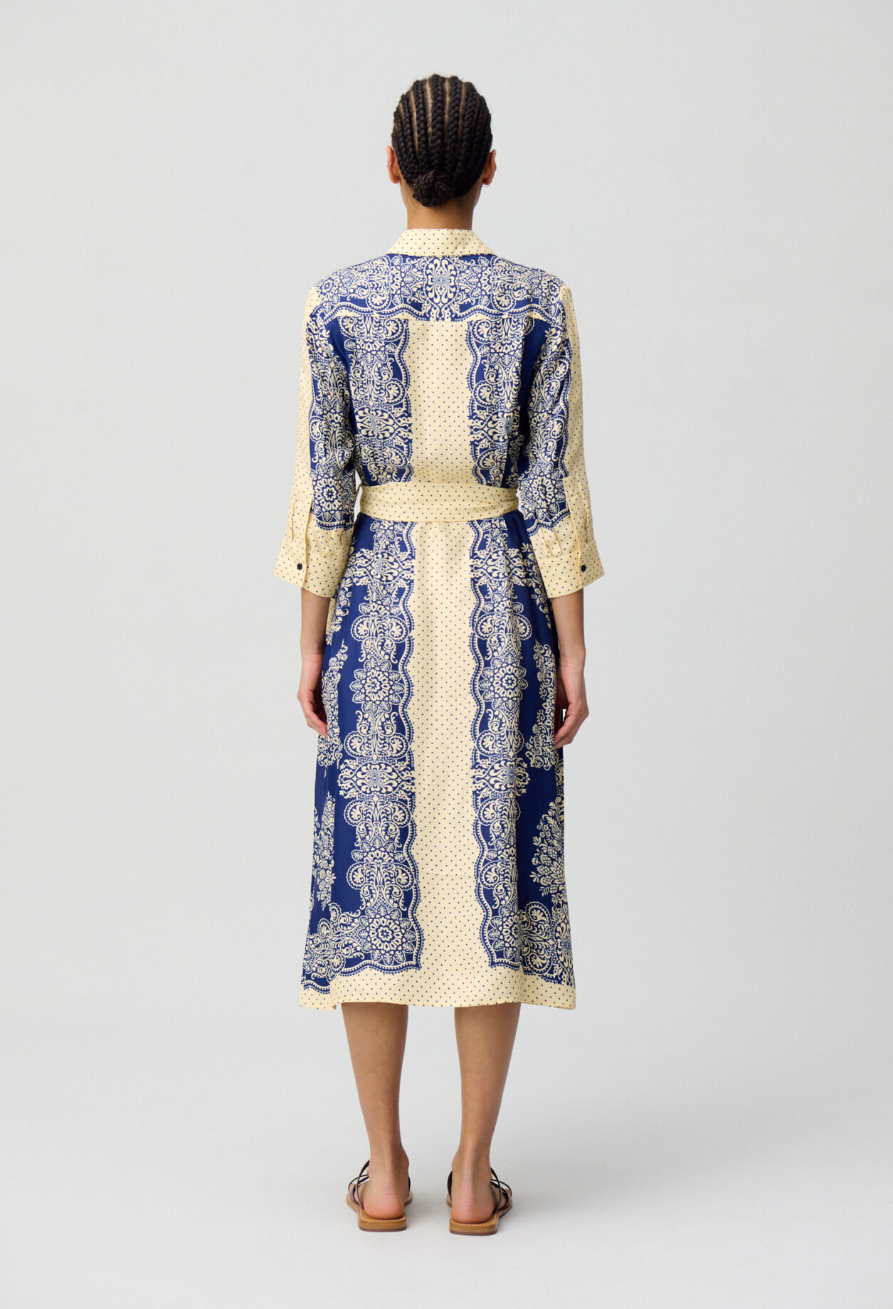 Robe longue imprimée