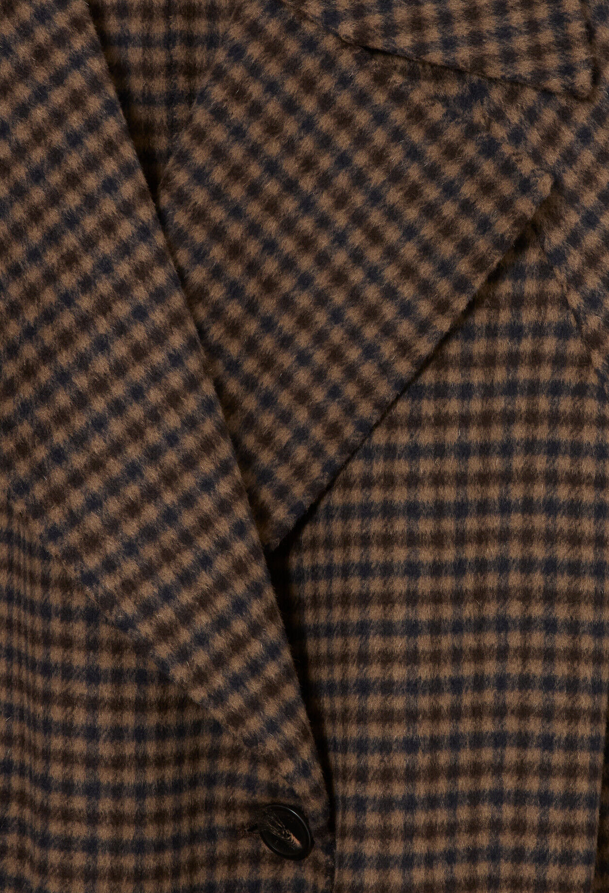Manteau mi-long carreaux ceinture