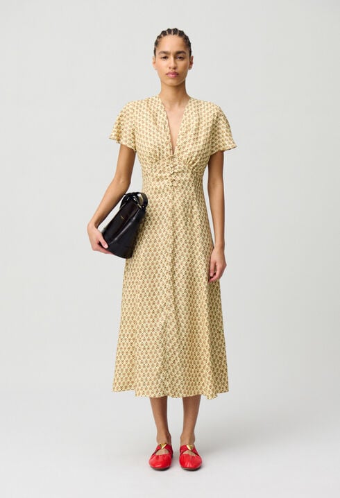Robe mi-longue