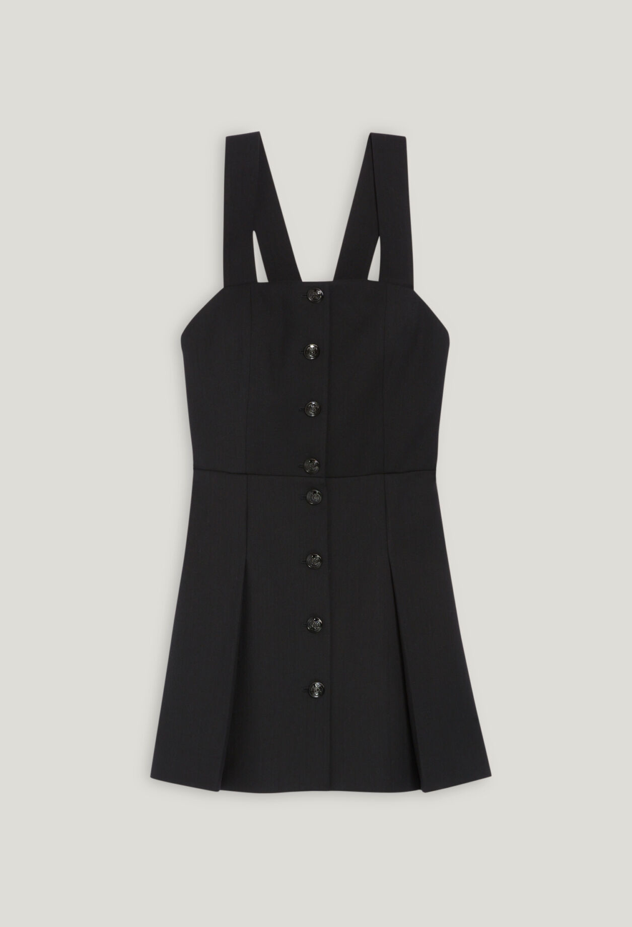 Robe courte bretelles noire