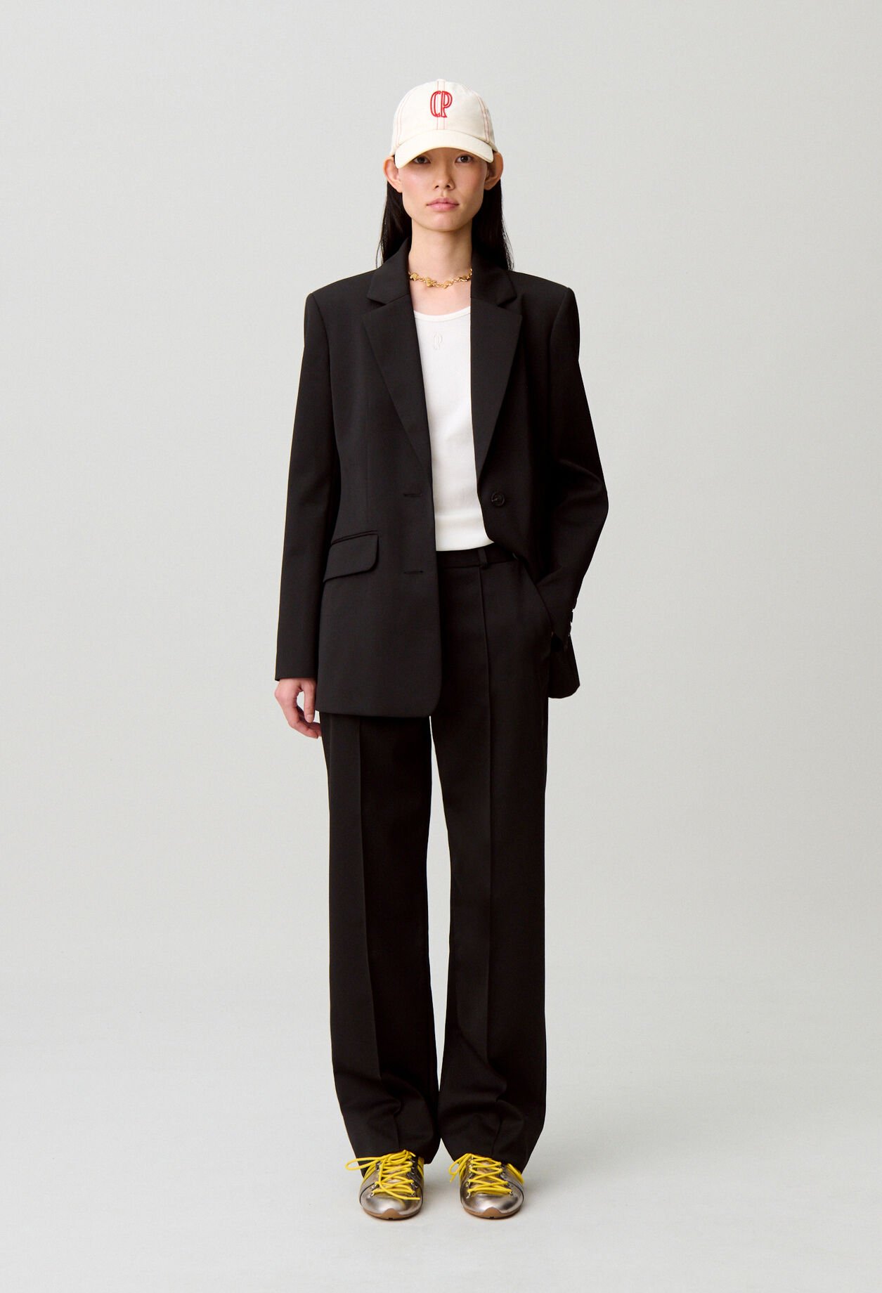 Pantalon tailleur droit