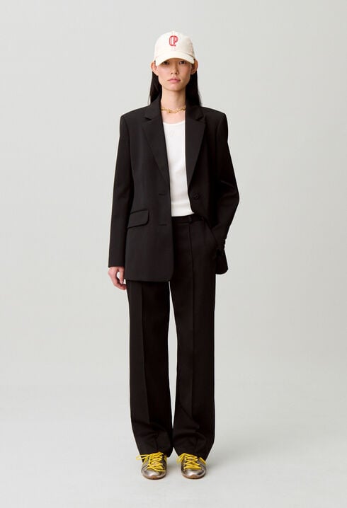 Pantalon tailleur droit