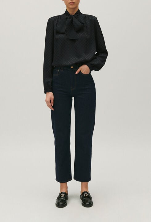 Chemise col lavallière