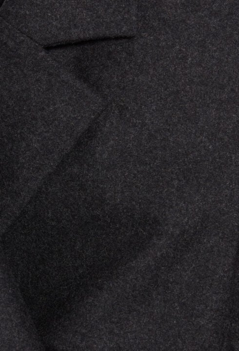 Veste tailleur courte gris chiné