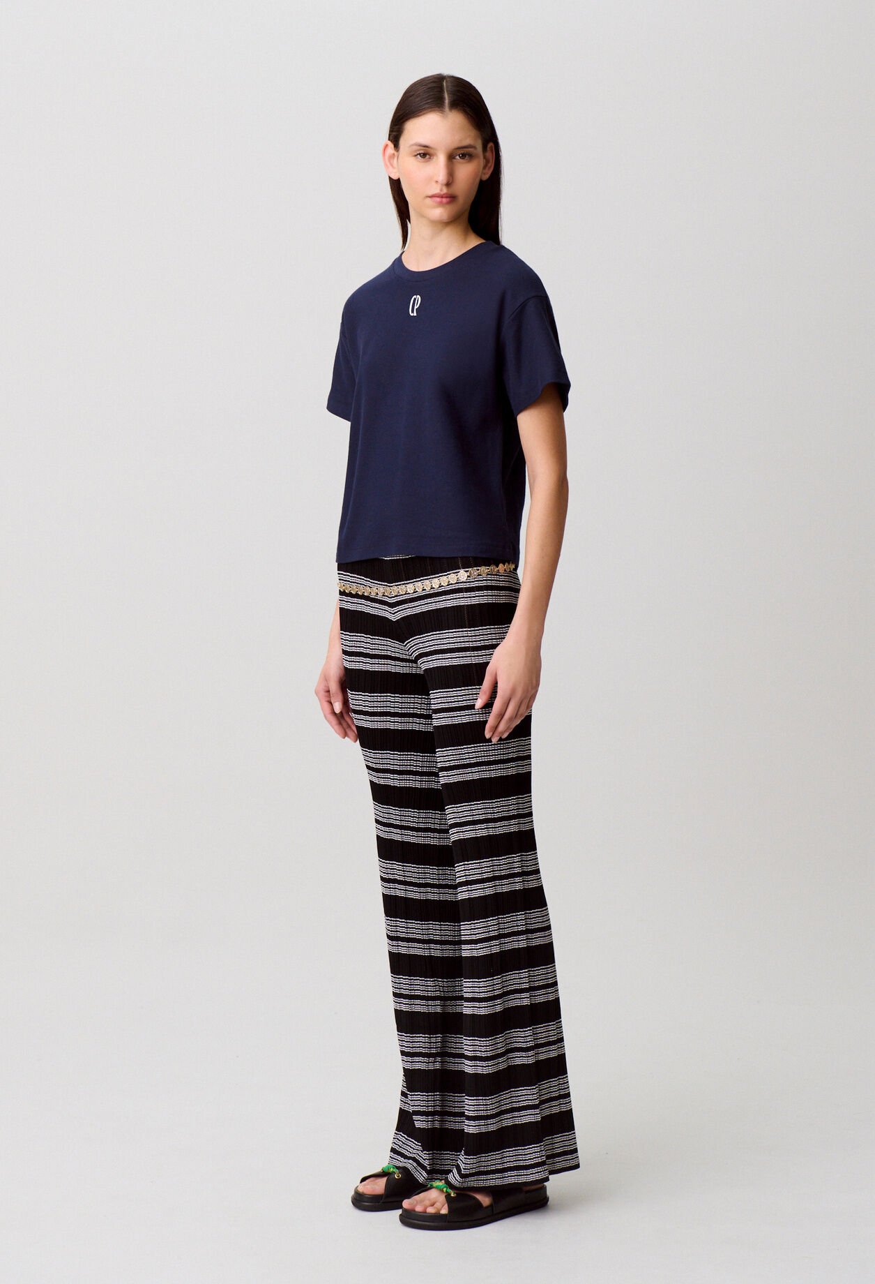 Tshirt coton broderie