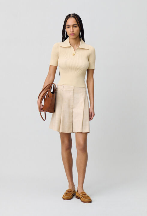 Top maille fine