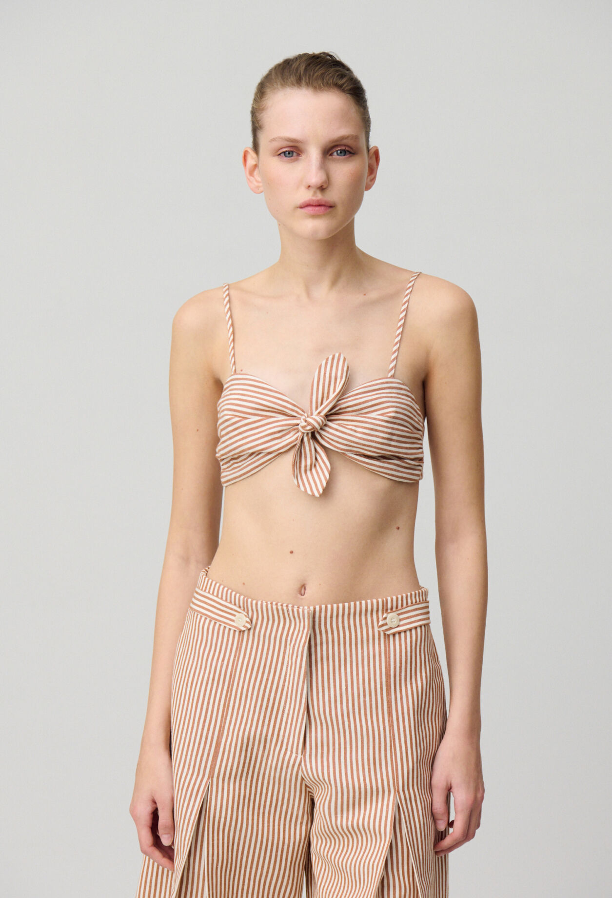Top bandeau rayé