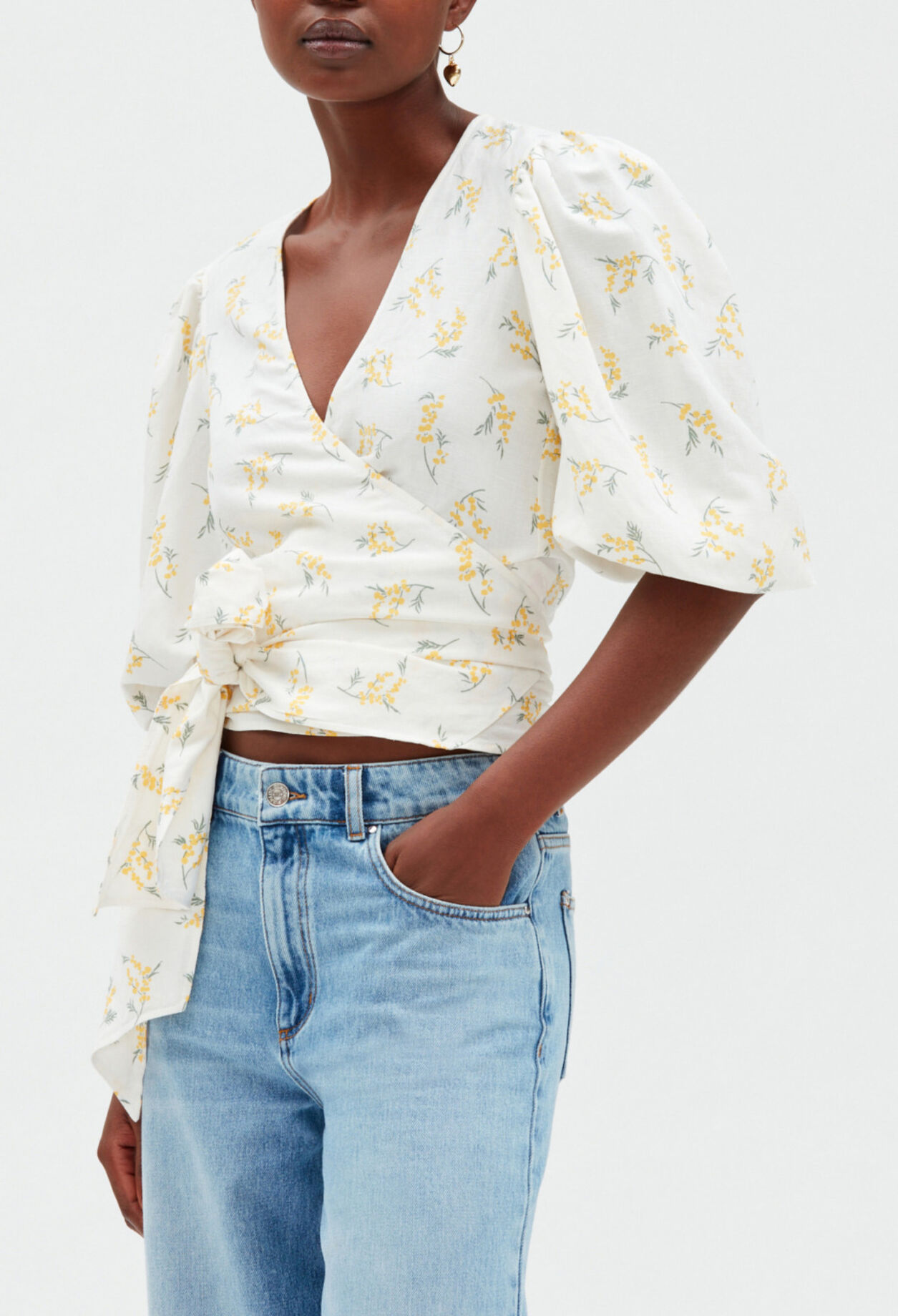 Blouse courte mimosa