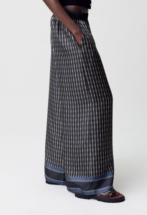 Pantalon fluide imprimé