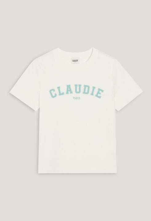 T-shirt coton CLAUDIE Paris écru