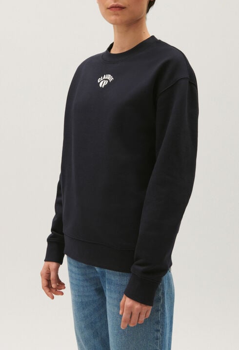 Sweatshirt bleu marine 
