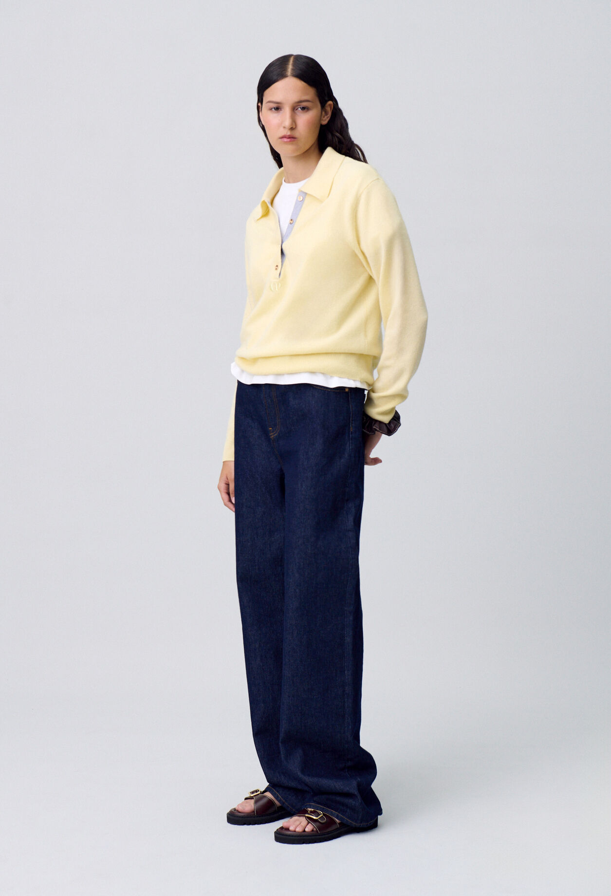 Jean denim brut droit