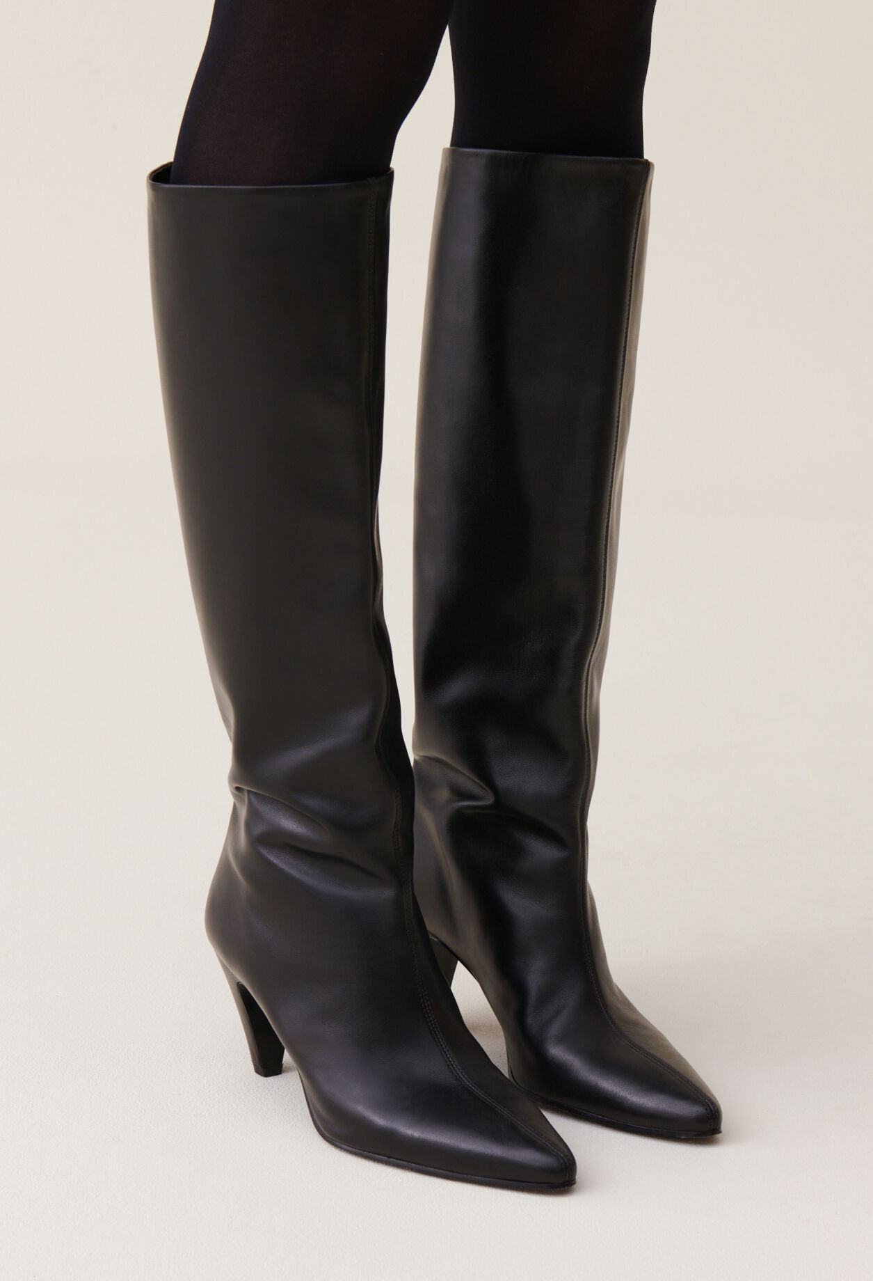 Bottes hautes cuir