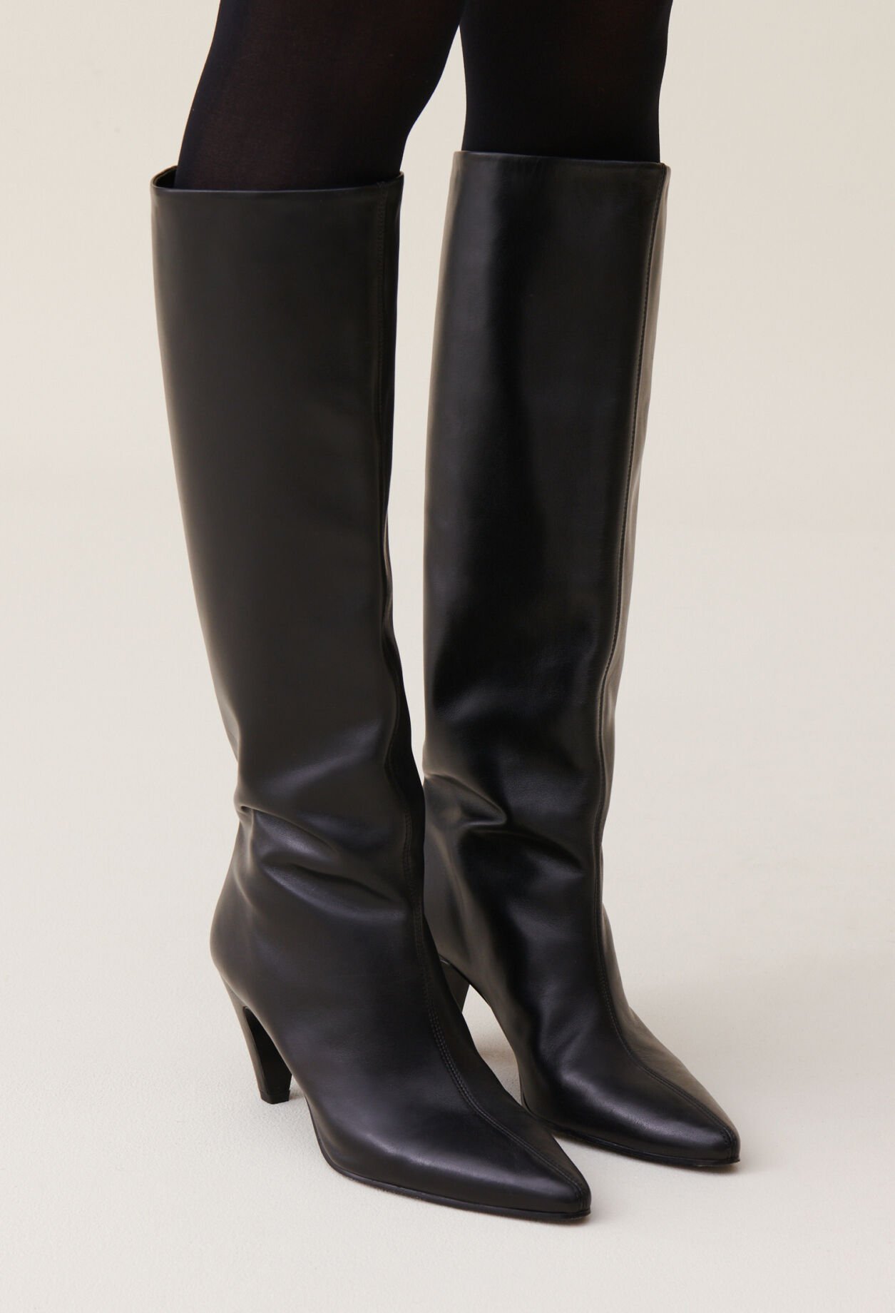 Bottes hautes cuir
