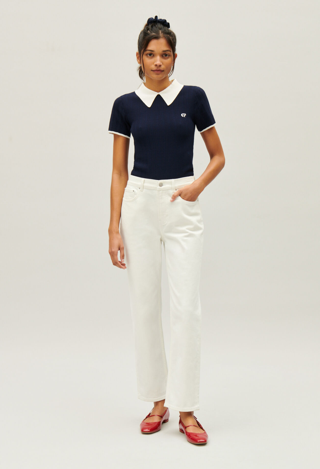 Top tennis bleu marine
