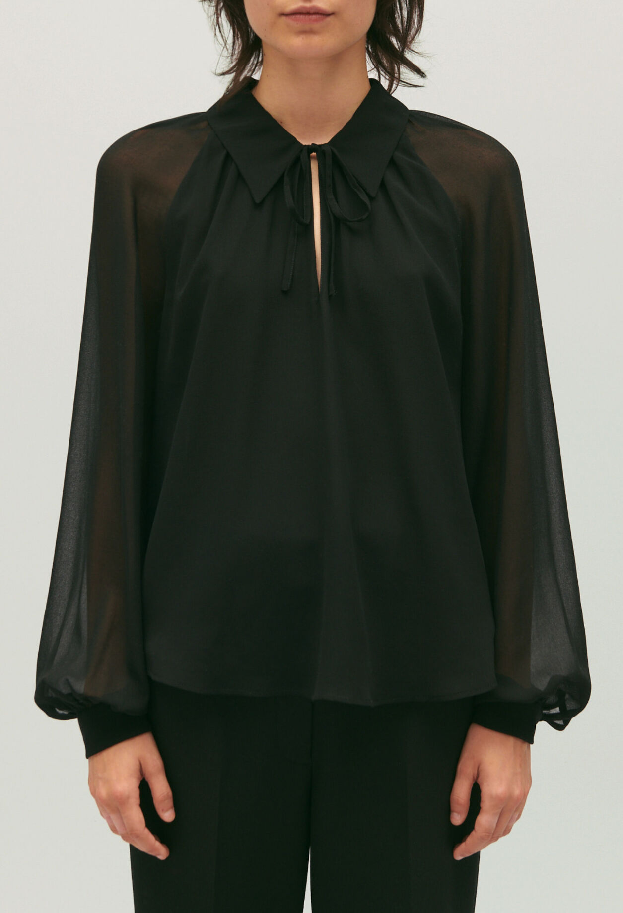 Blouse fluide noire