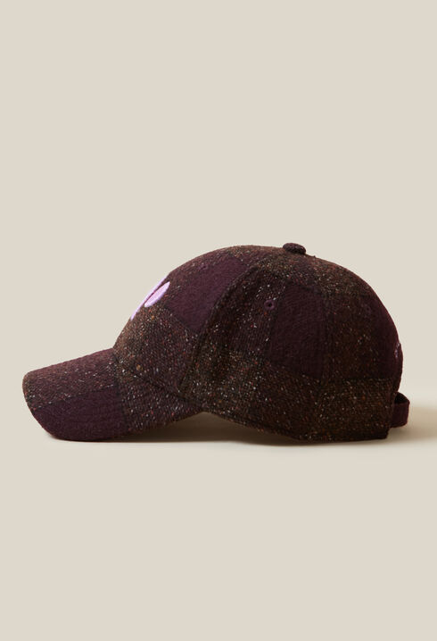 Casquette tartan brodée CP