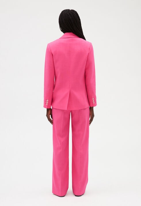 Veste tailleur rose