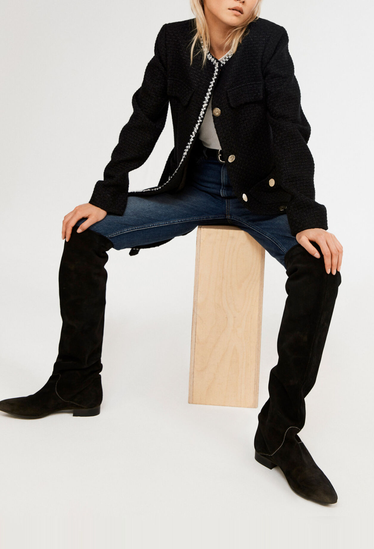 Veste en tweed
