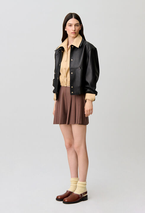 Short coupe droite large