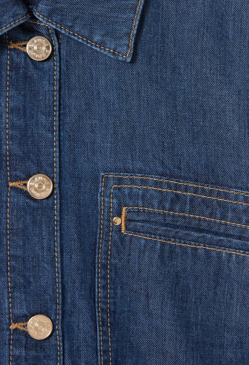 Chemise denim oversize