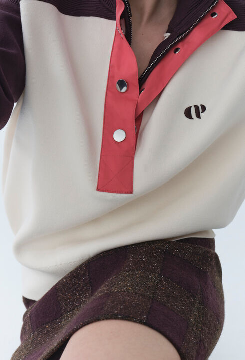 Sweatshirt Minimum col camionneur