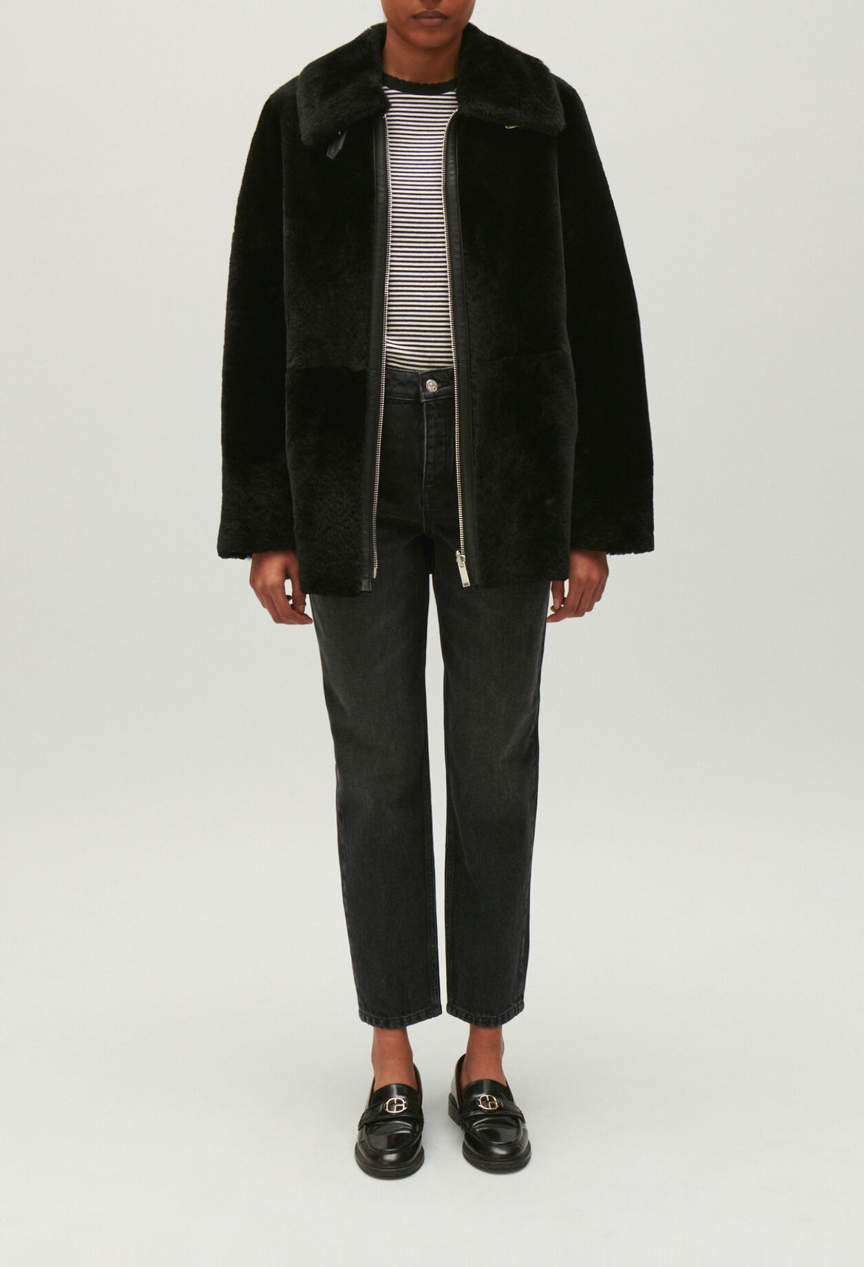 Manteau zipp&eacute; r&eacute;versible