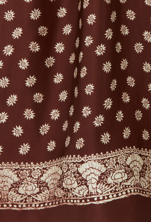 Pantalon fluide imprim&eacute;