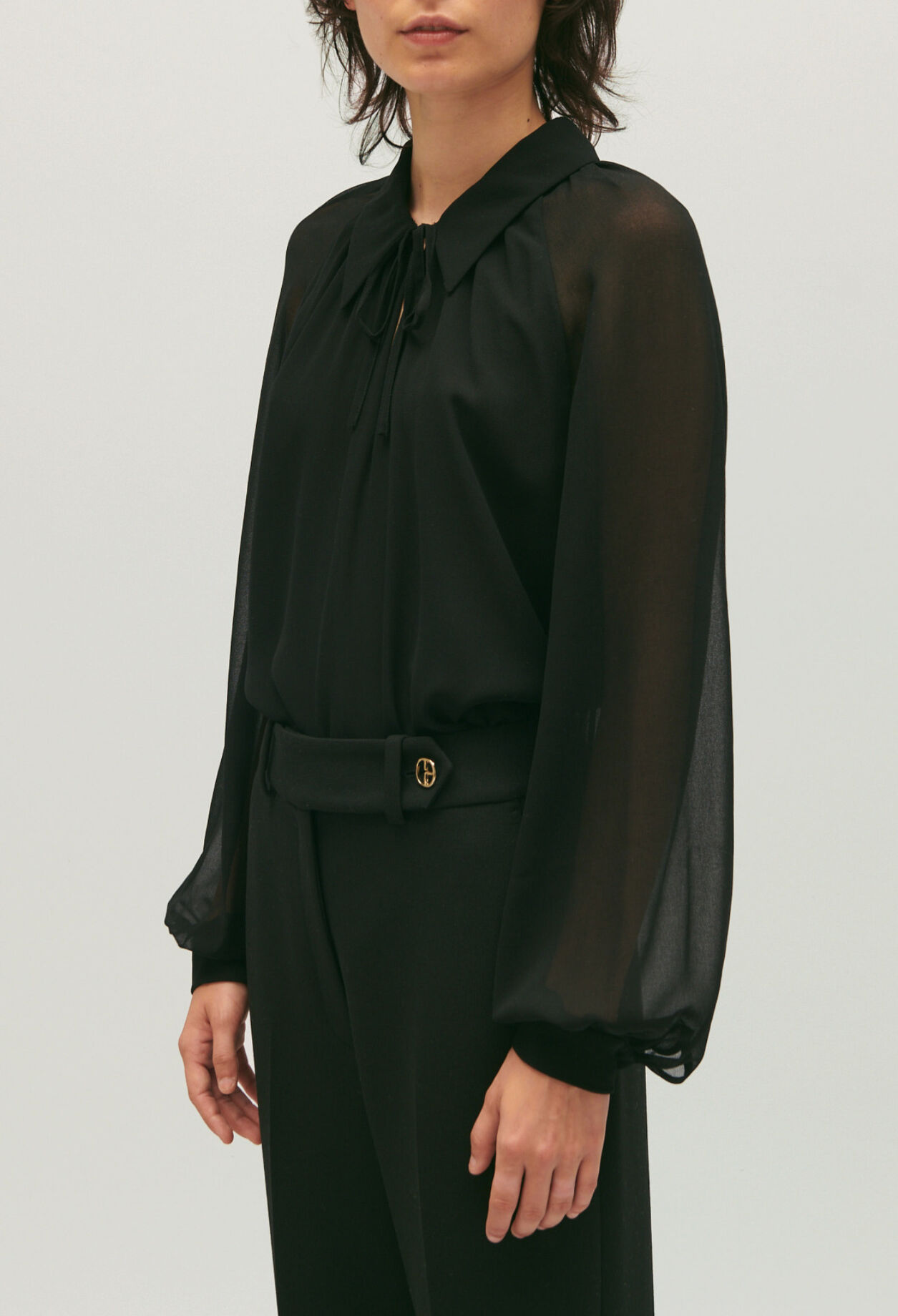 Blouse fluide noire