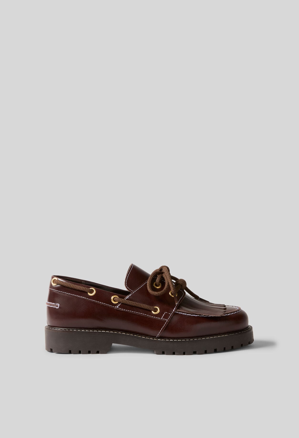 Chaussures bateau cuir