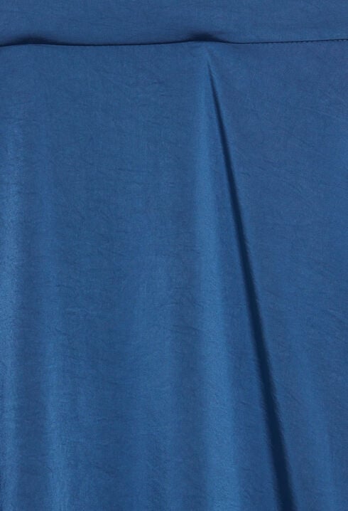 Jupe midi bleue
