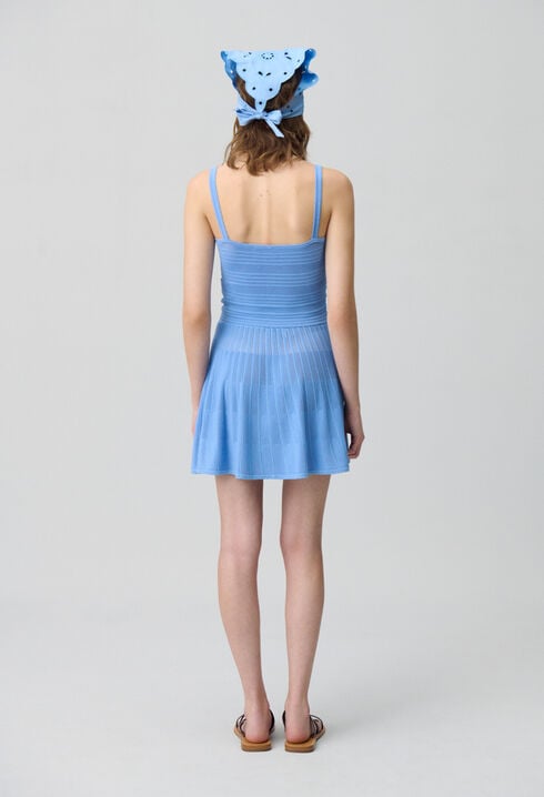 Top maille fine décolleté