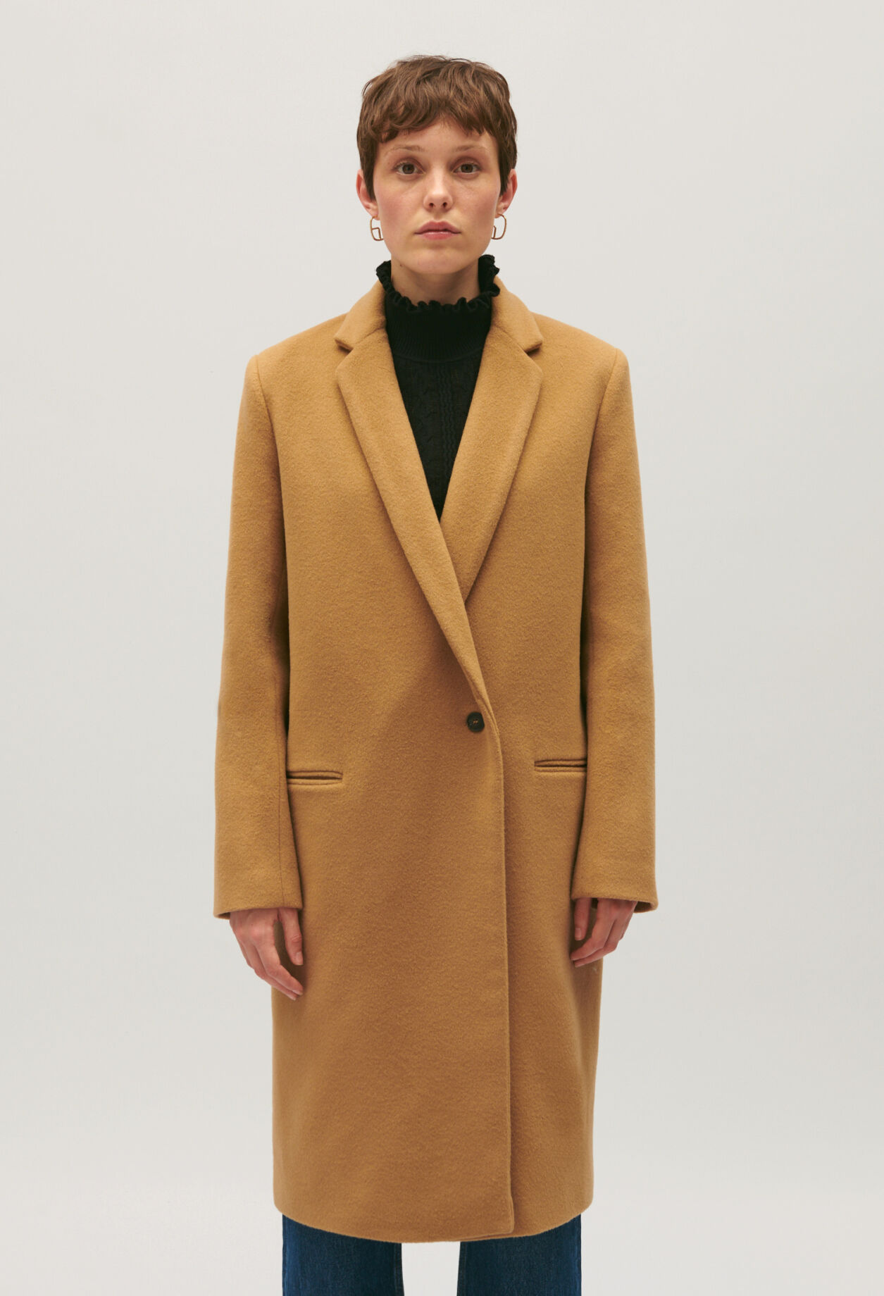 Manteau camel claudie pierlot hotsell