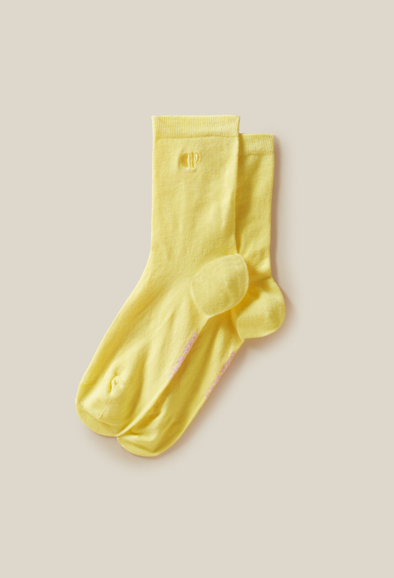 Chaussette broderie monogramme CP