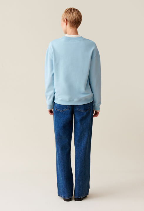 Sweatshirt ample imprimé Claudie