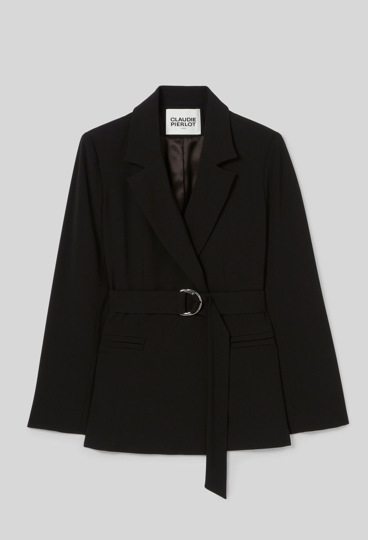 Veste tailleur ceinturée