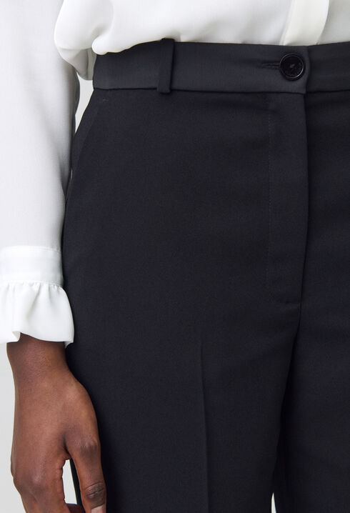 Pantalon tailleur coupe cigarette
