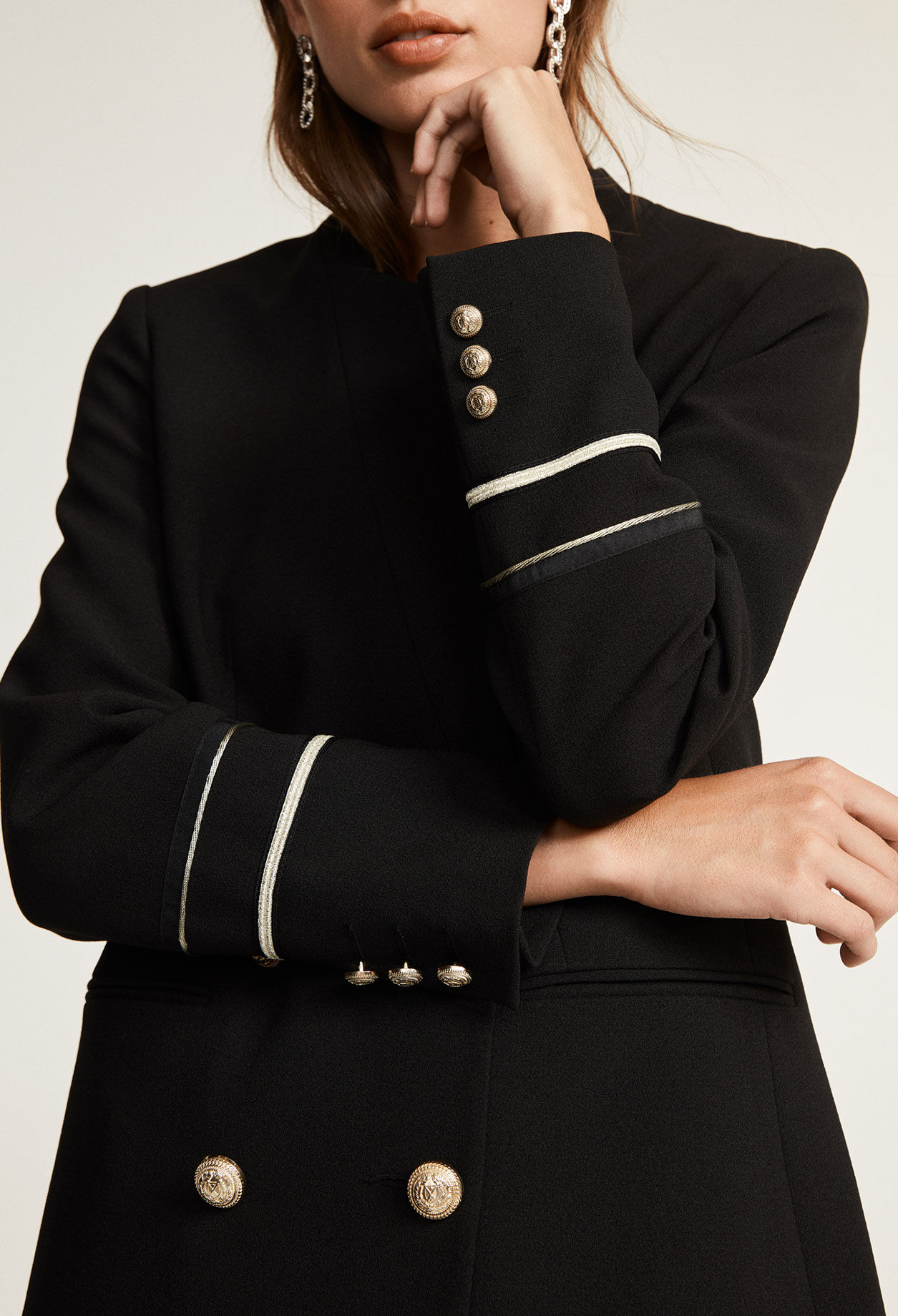 Veste noire courte