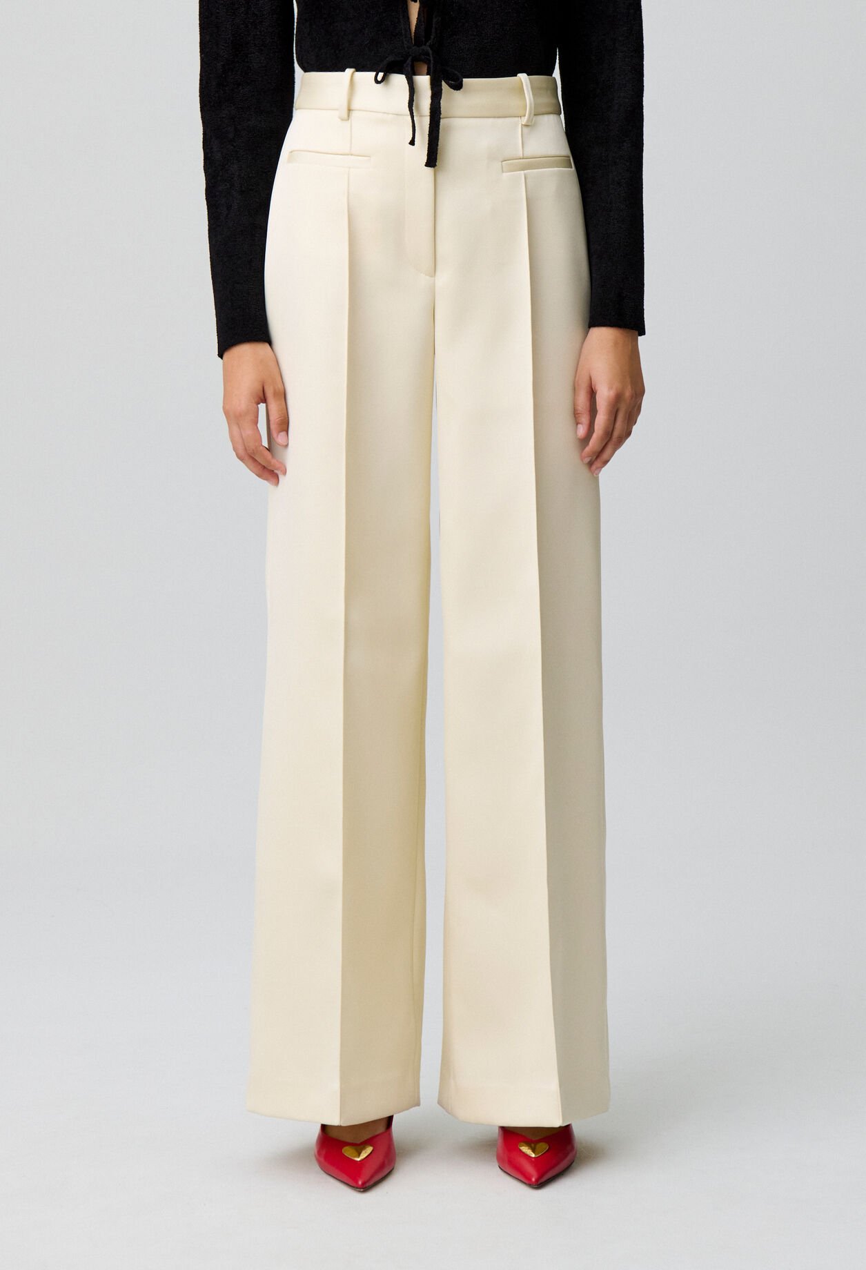 Pantalon tailleur droit