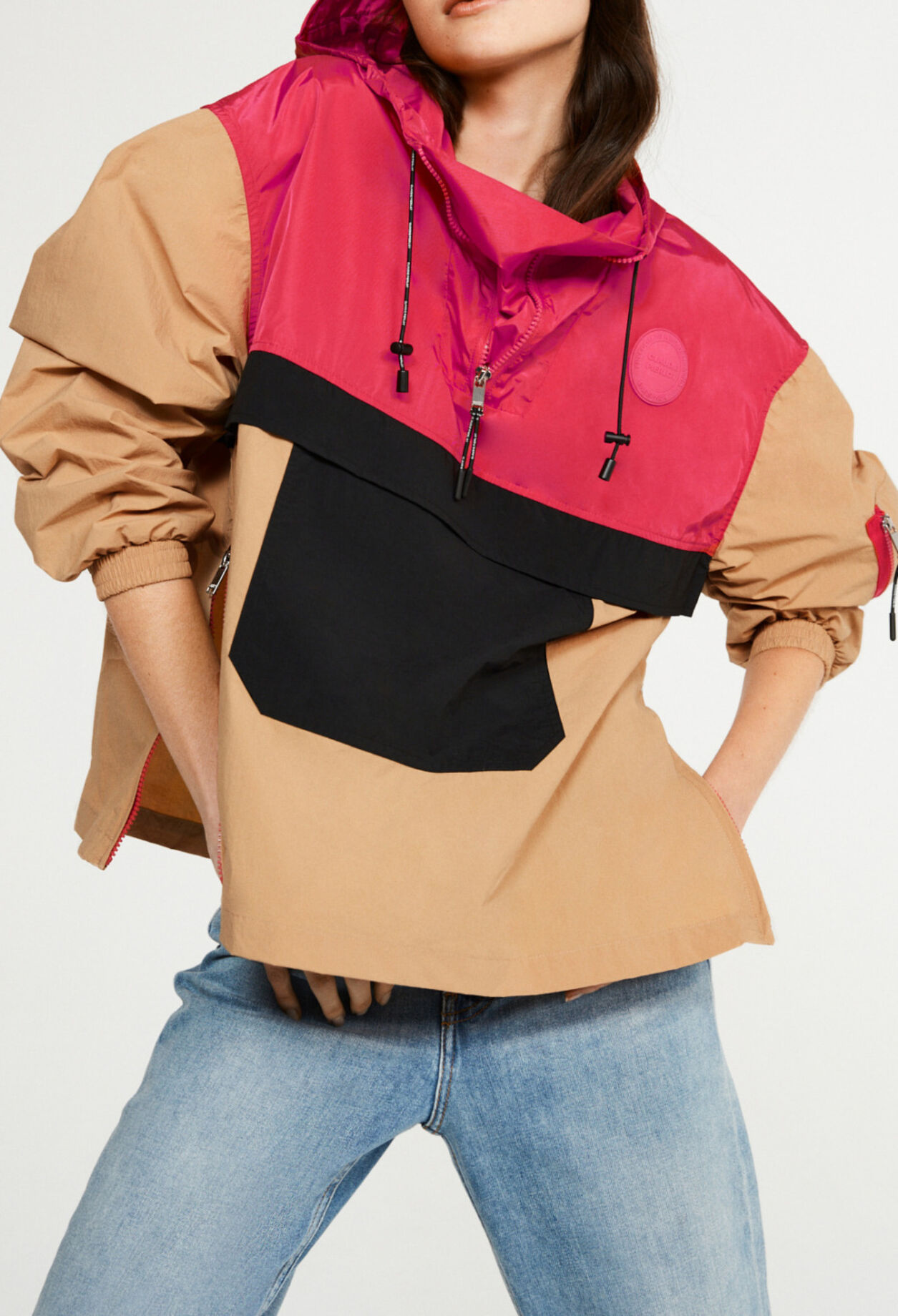 Veste de pluie tricolore