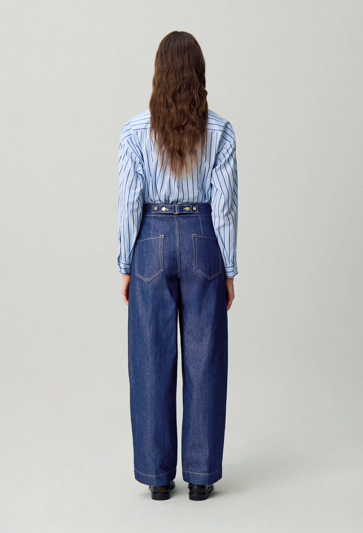 Jean denim brut droit