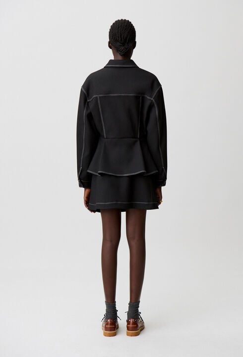Blouson basque cintr&eacute;