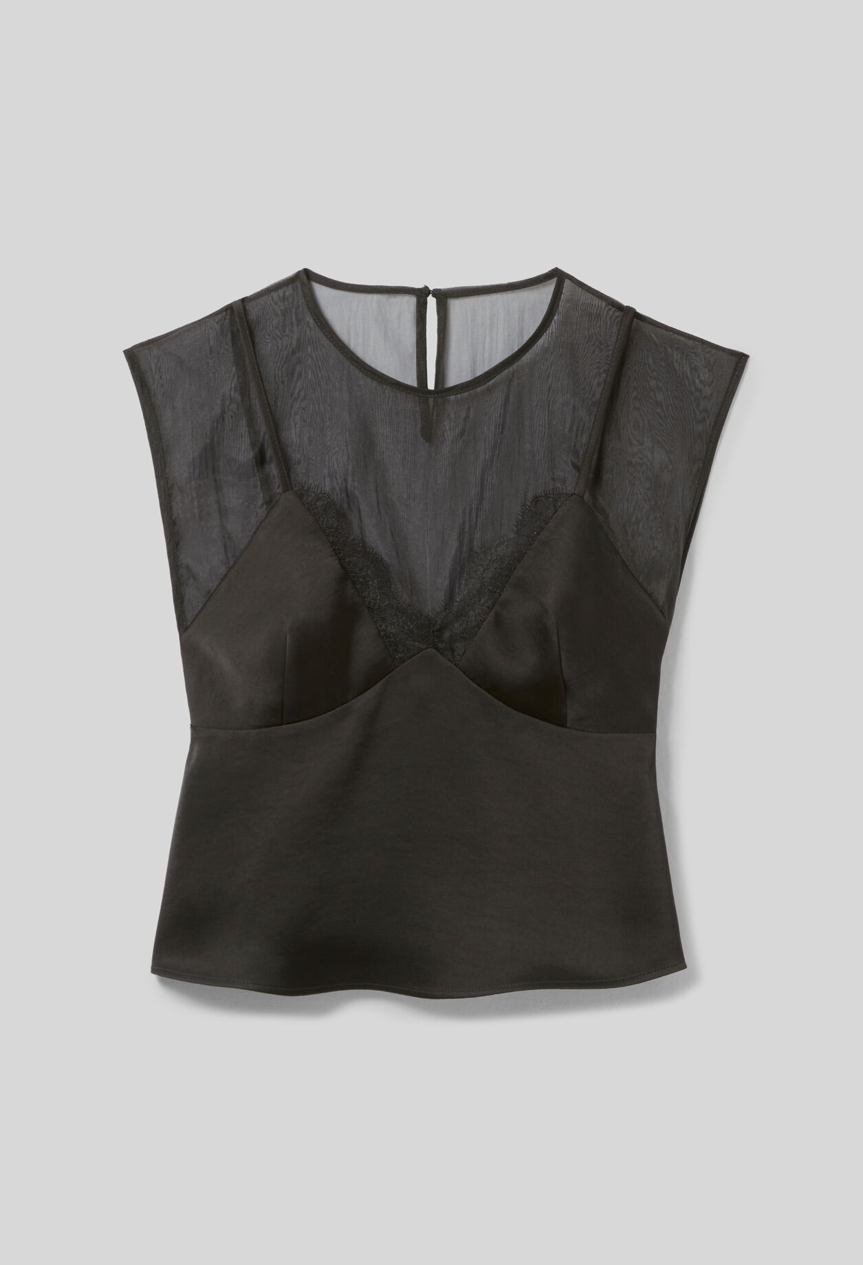 Top fluide détails dentelle