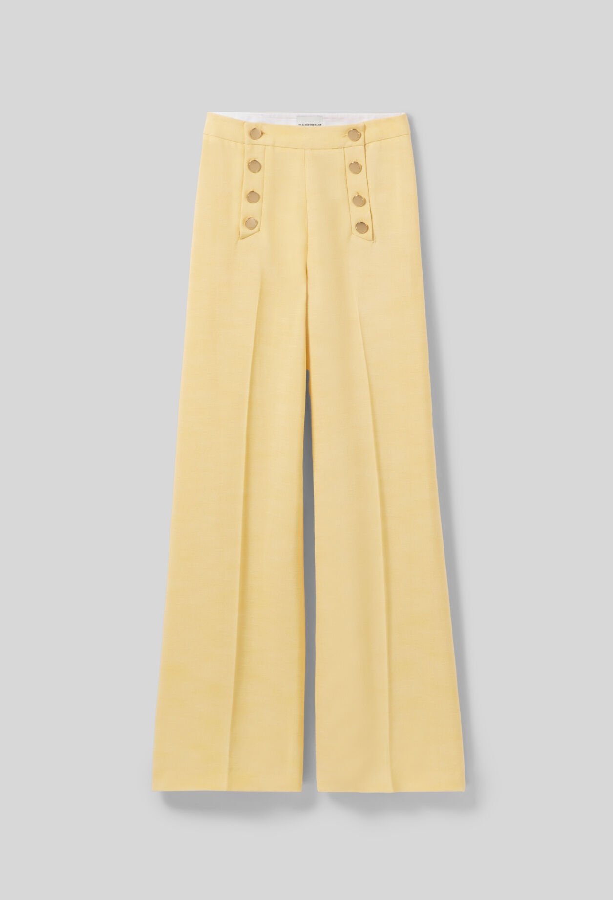 Pantalon droit à pont