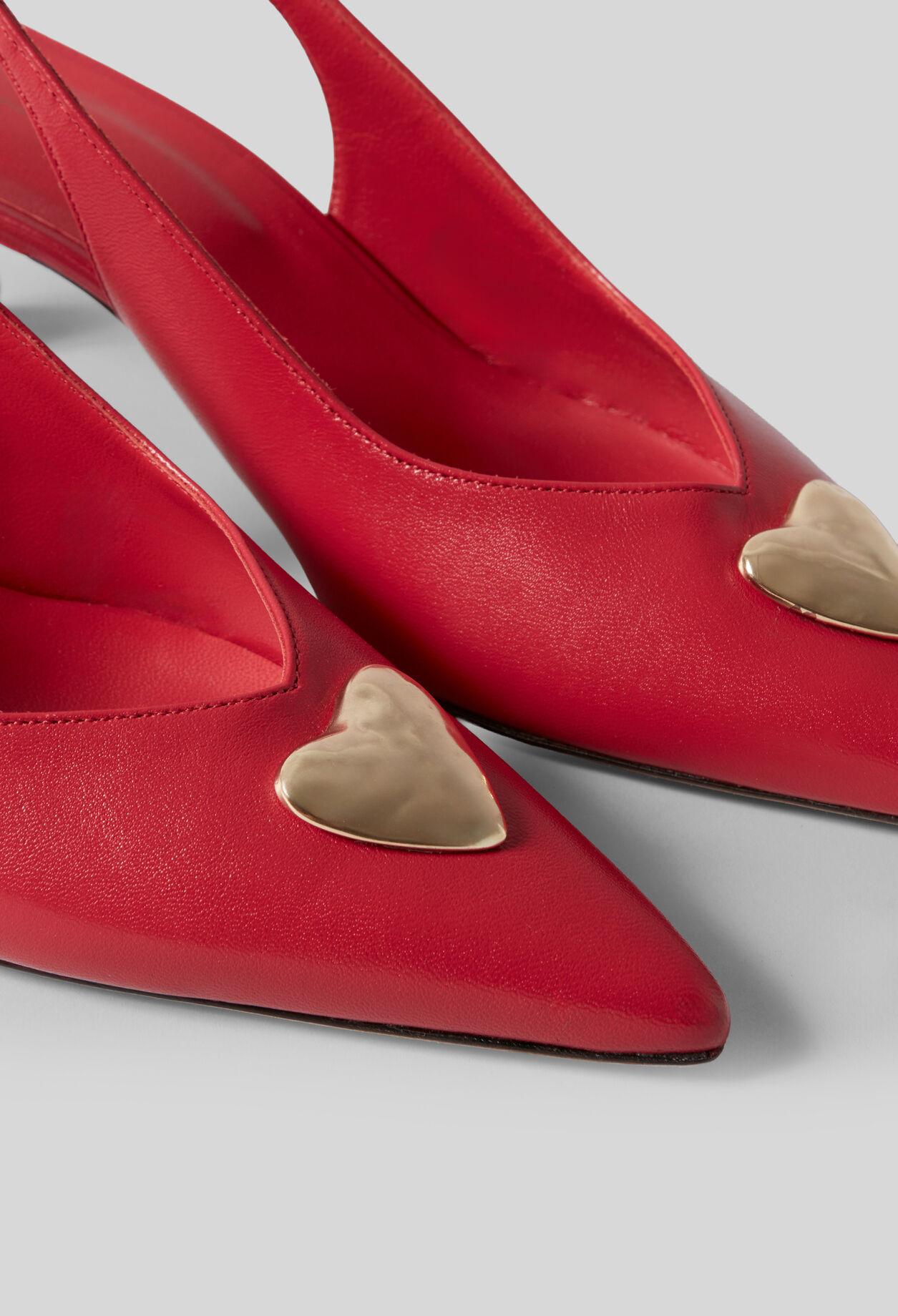 Escarpins c&oelig;ur dor&eacute;