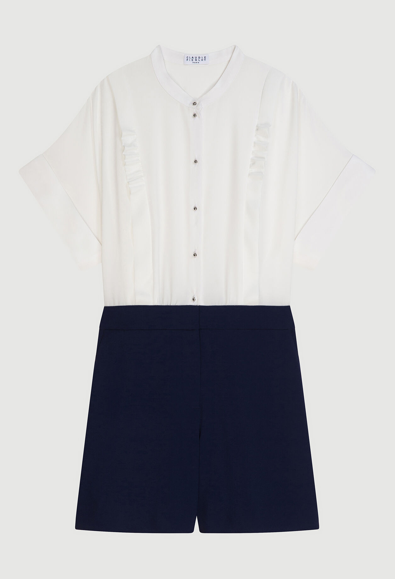 Combi-short bicolore
